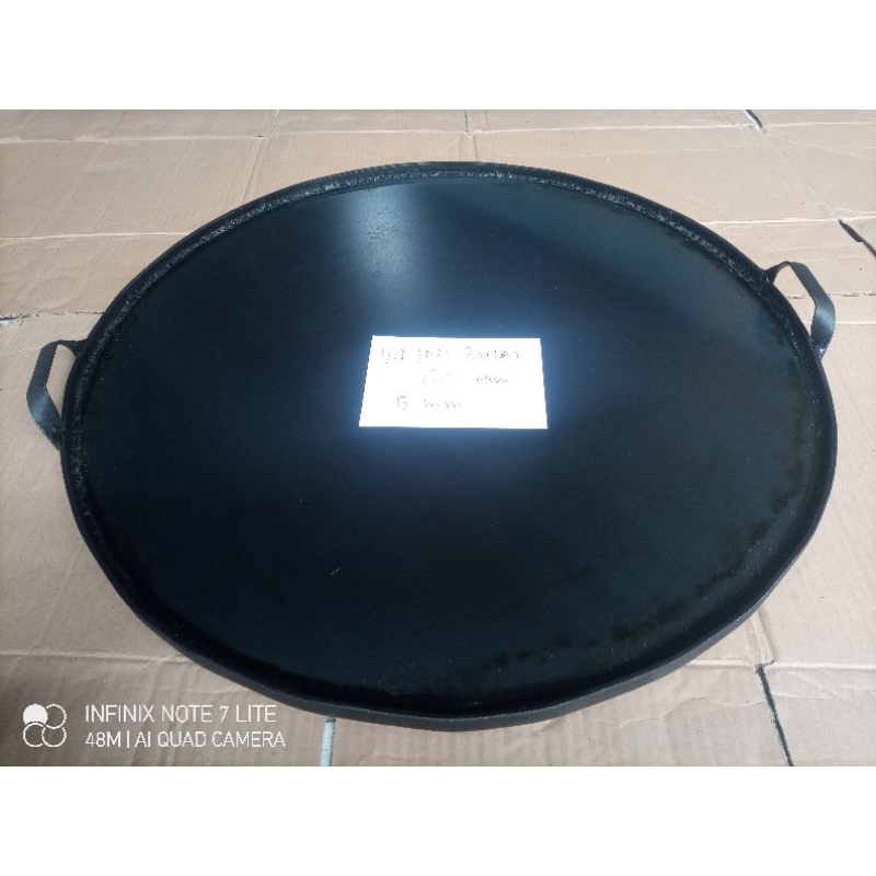 Jual Wajan Martabak Telur roti bakar plat besi Anti Lengket Baja ...