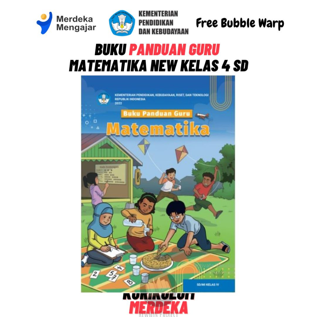 Jual Buku PANDUAN GURU Matematika New Kelas 4 SD Kurikulum Merdeka ...