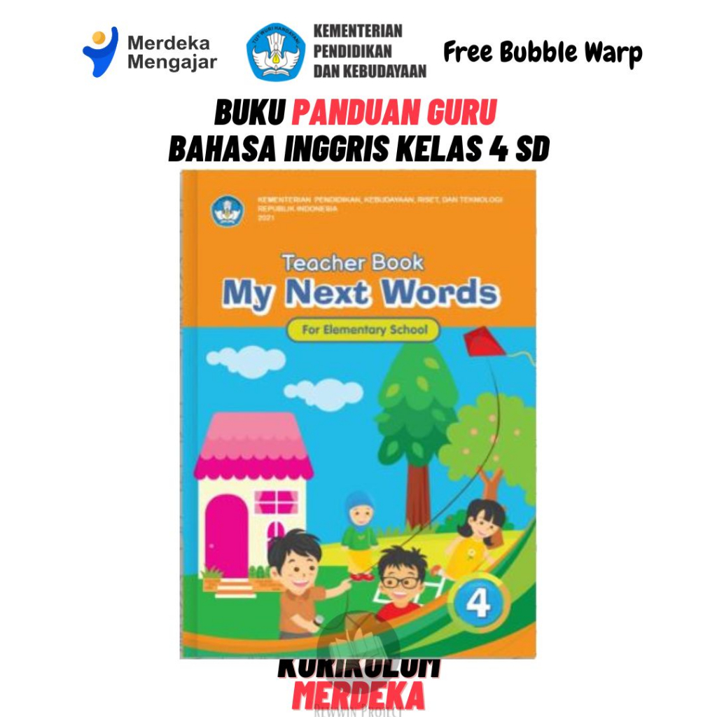 Jual Buku PANDUAN GURU Bahasa Inggris Kelas 4 SD Kurikulum Merdeka ...