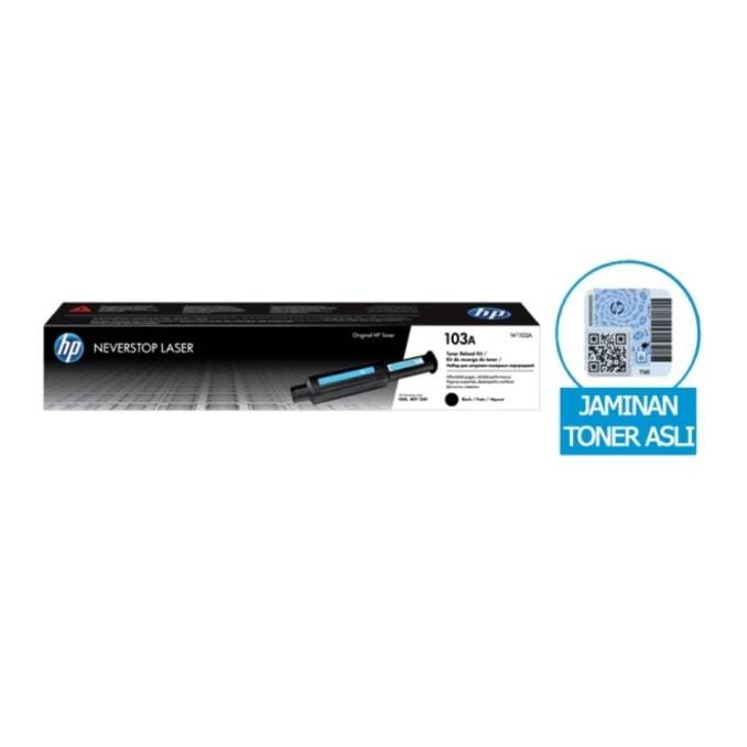 Jual HP 103A Blk Neverstop Toner Reload Kit ( W1103A ) | Shopee Indonesia