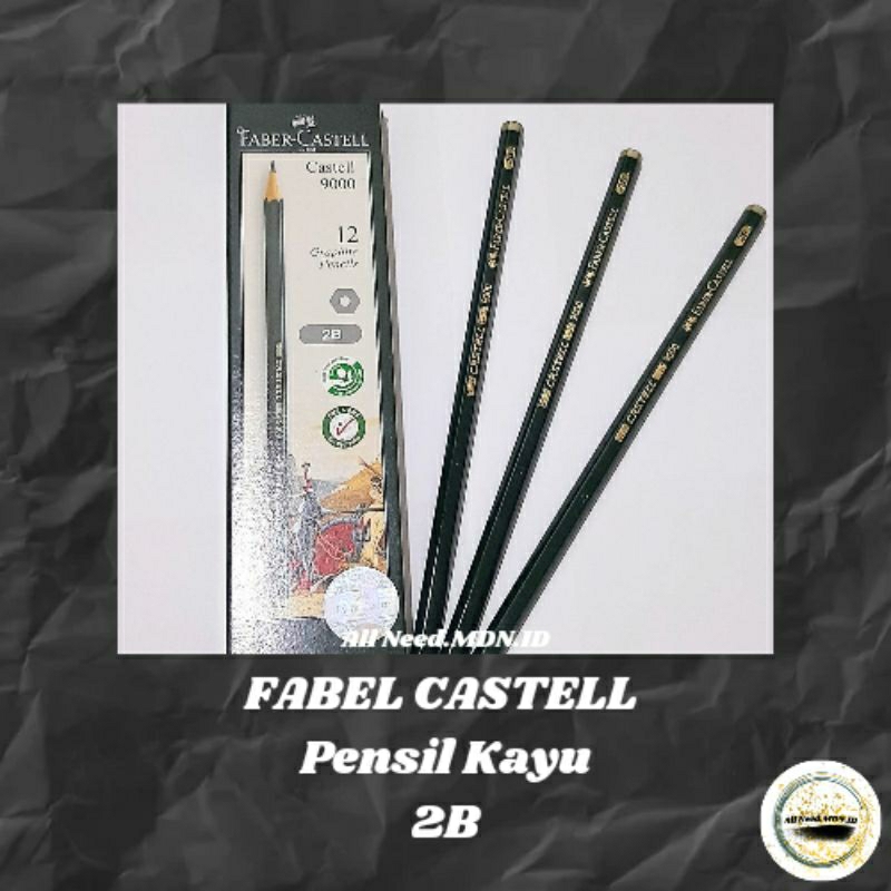 Jual Faber Castell Pensil Kayu 2B (Pensil Kayu Tulis) | Shopee Indonesia