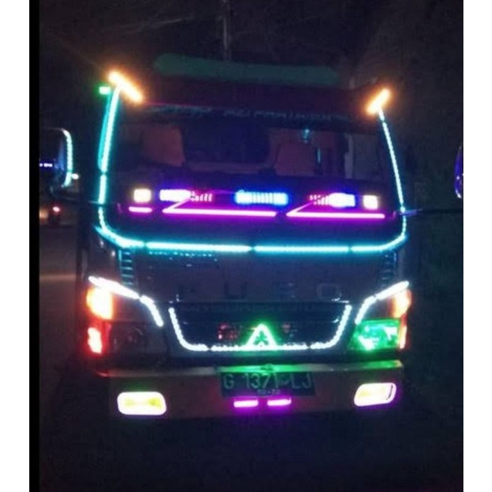 Jual LED BAGASI RGB TRUK 24 VOLT LED BAGASI RGB BUS 60 LED 24 VOLT 120 ...