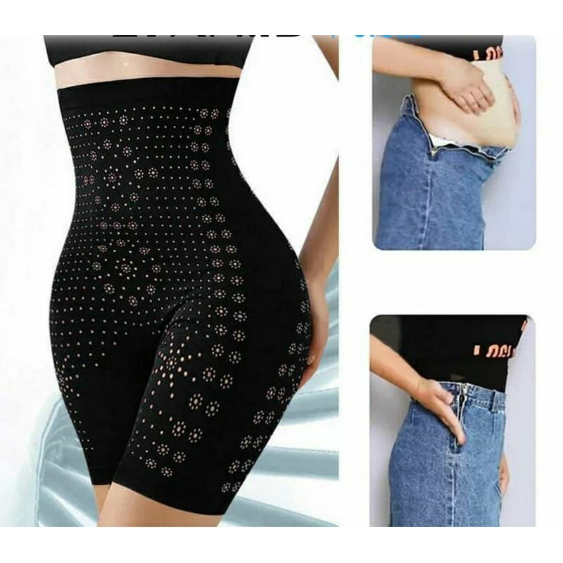 Jual Cross Mesh Girdle for Waist Shaping 2B - Hitam, L - Jakarta