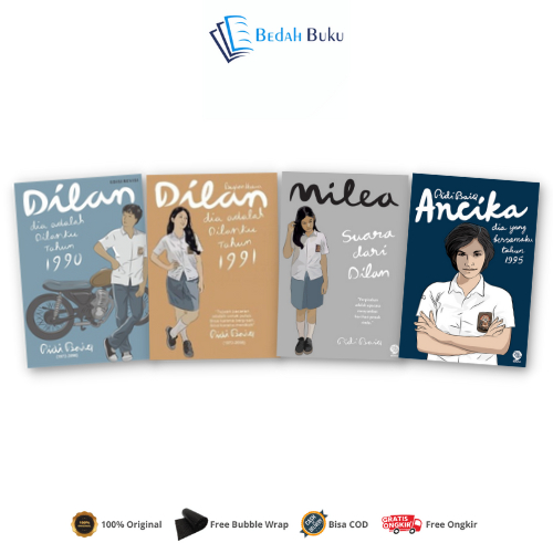 Jual Novel Dilan Dia Adalah Dilanku Tahun 1990 New Dilan 2 Dia