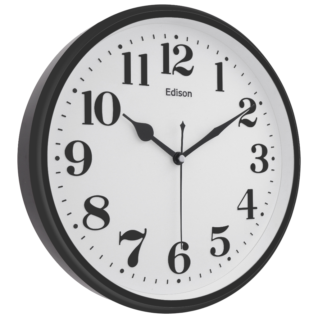 Jam Dinding Edison EDW 319 T31 Timbul Diameter 310mm 31cm