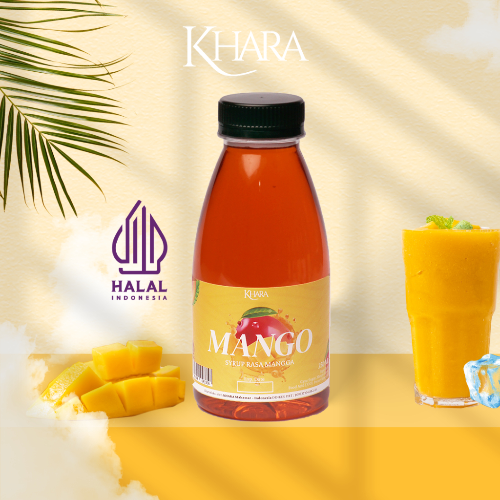 Jual Sirup Khara Mango 350ml Khara Mango Flavoured Syrup 350ml