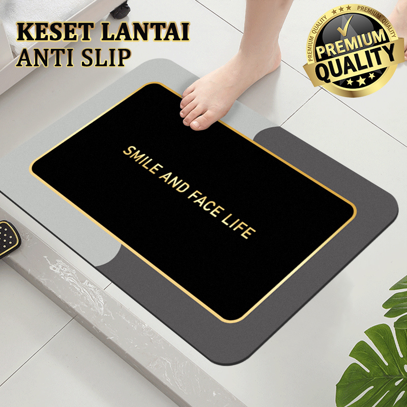 Jual Keset Lantai Kamar Mandi Aesthetic Ukuran 40cm x 60cm Keset Lantai