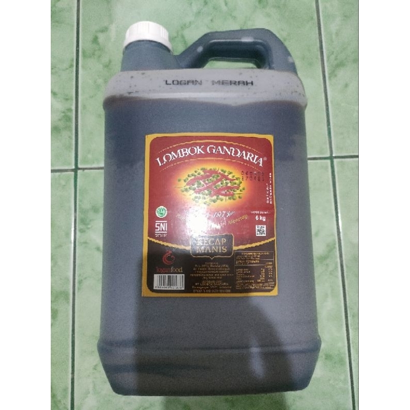 Jual KECAP MANIS LOMBOK GANDARIA JERIGEN | 6KG | Shopee Indonesia