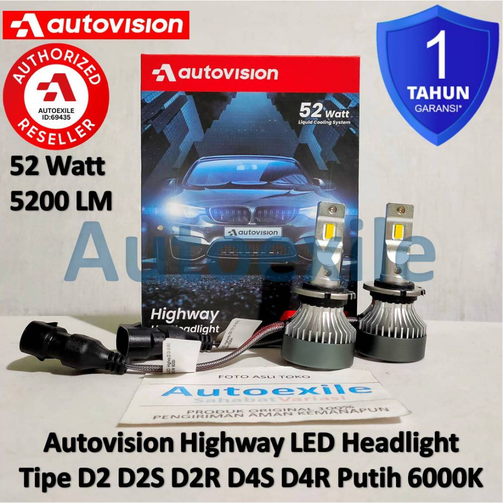 Jual Autovision Highway Led D R V K Putih Advance Csp Lampu Mobil All New Civic Stream