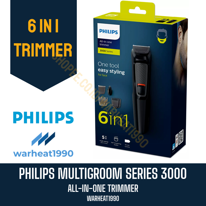 Jual Philips Multigroom Series 3000 MG3710/15 Alat Cukur MG 3710 All In ...