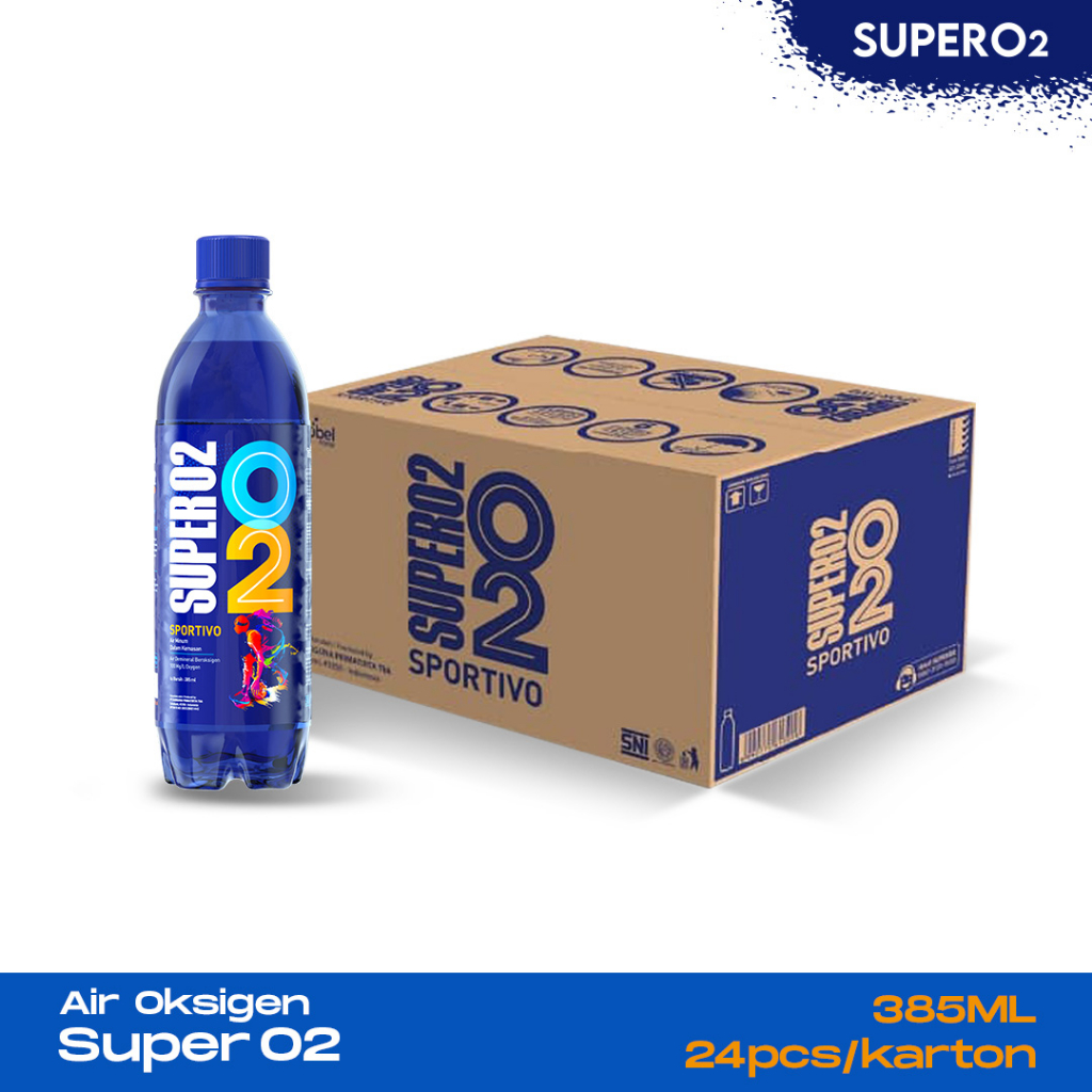 Jual Air Oksigen Super O2 385ml 24pcs Shopee Indonesia 