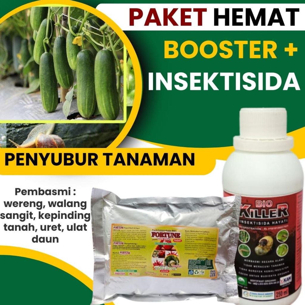 Jual Paket Pupuk Penyubur Daun Dan Buah Pestisida Pembasmi Hama Daun Insektisida Hayati Bio 4882