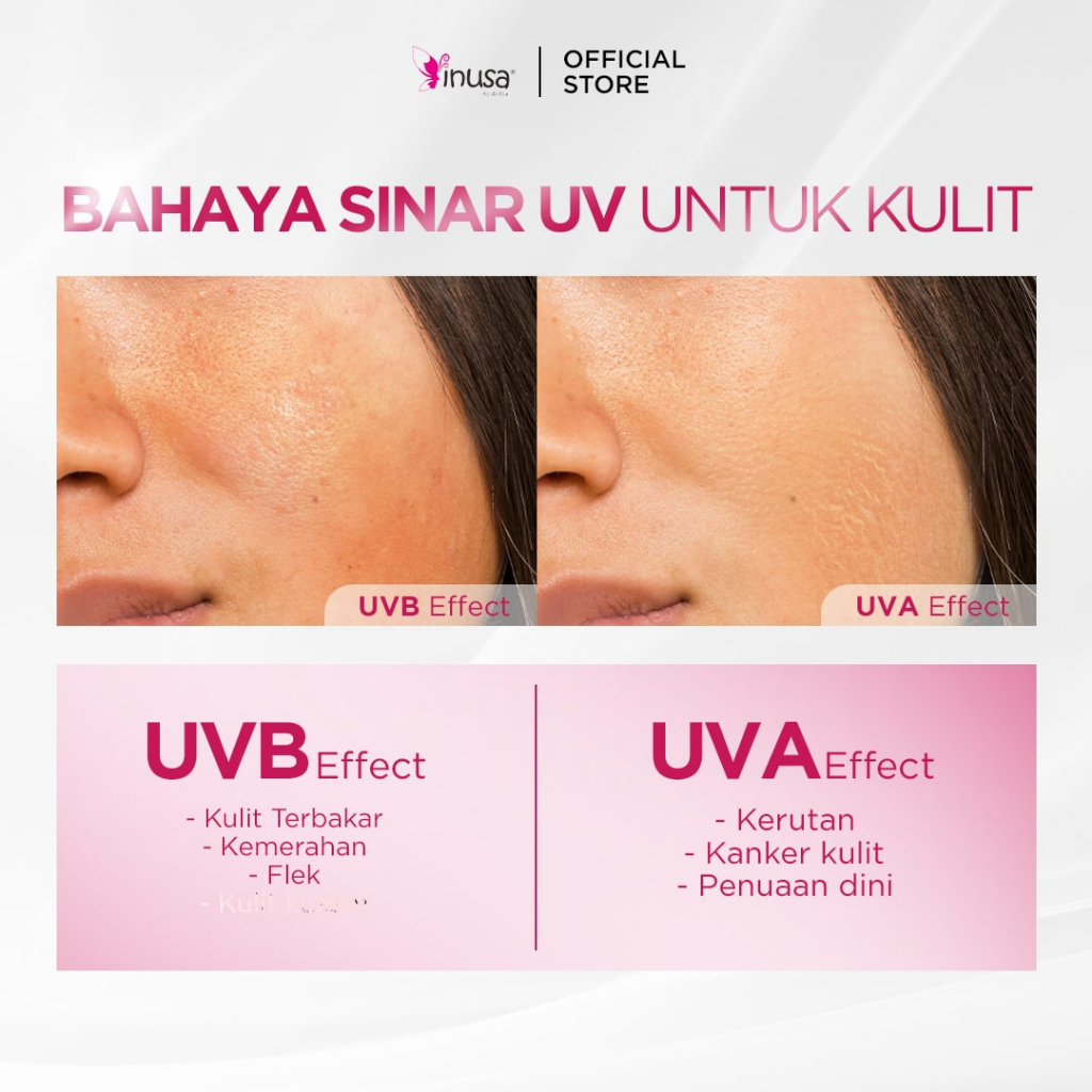Jual Inusa Sunscreen V For Oily Skin 8 Jam UV Protection | Shopee Indonesia