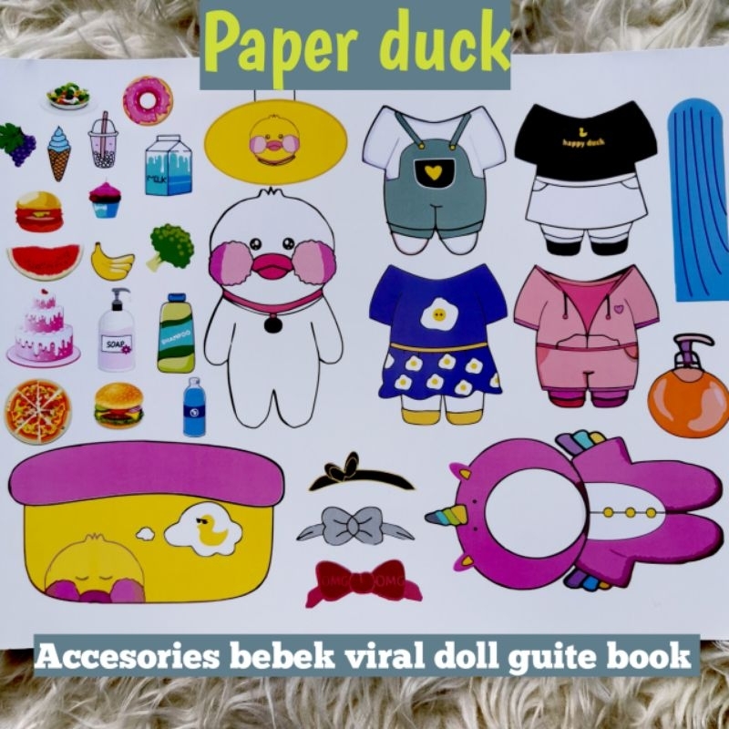 Jual bebek viral paper duck accesoriss tambahan | Shopee Indonesia