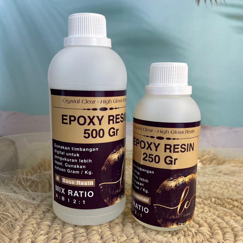 Jual Epoxy Resin / Resin Bening / Base Epoxy / Hardener / Lc ...