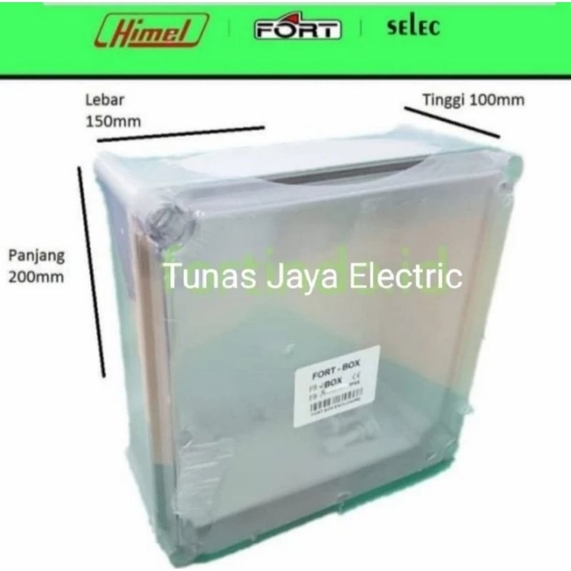 Jual Box Panel 200x150x100 DS-AT-1520 Transparan ABS IP66 FORT | Shopee ...