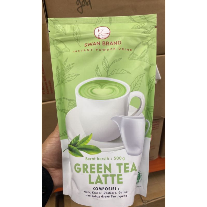 Jual bubuk minuman green tea latte 500g swan brand | Shopee Indonesia
