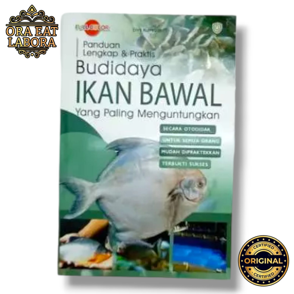 Jual Buku Original Panduan Lengkap And Praktis Budidaya Ikan Bawal Ora