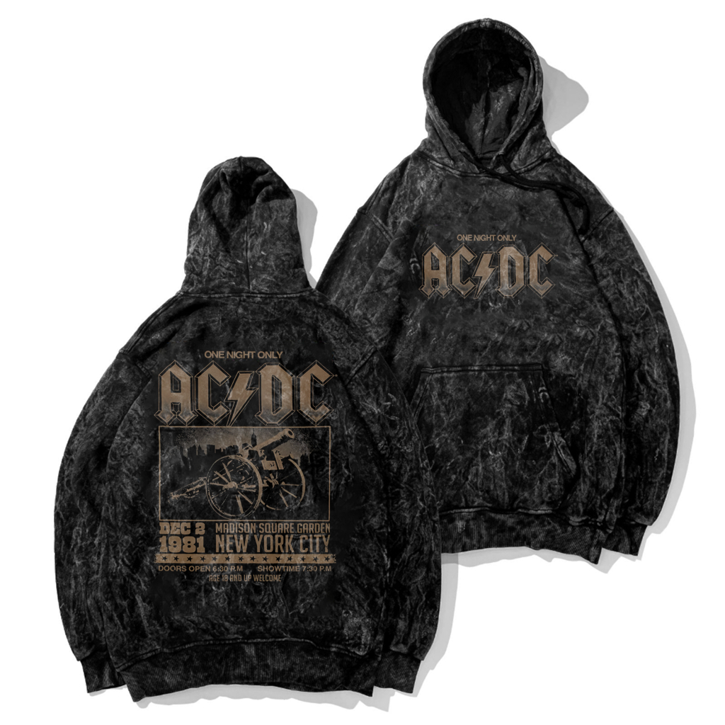 Jual Sweater Hoodie Washed Distro Motif Tulisan Metal Acdc Cannon ...