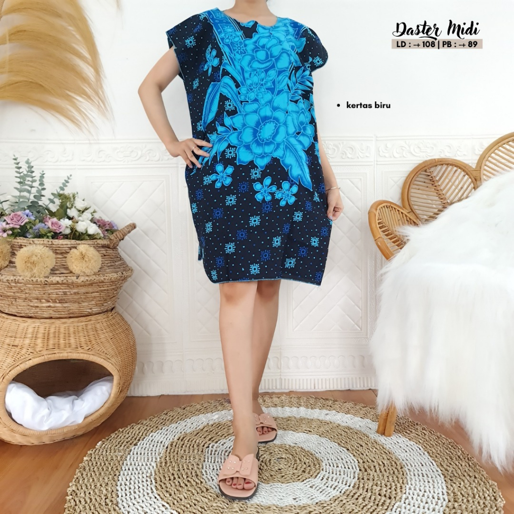 Jual PART 2 DASTER MIDI BAHAN RAYON MOTIF KEKINIAN | Shopee Indonesia