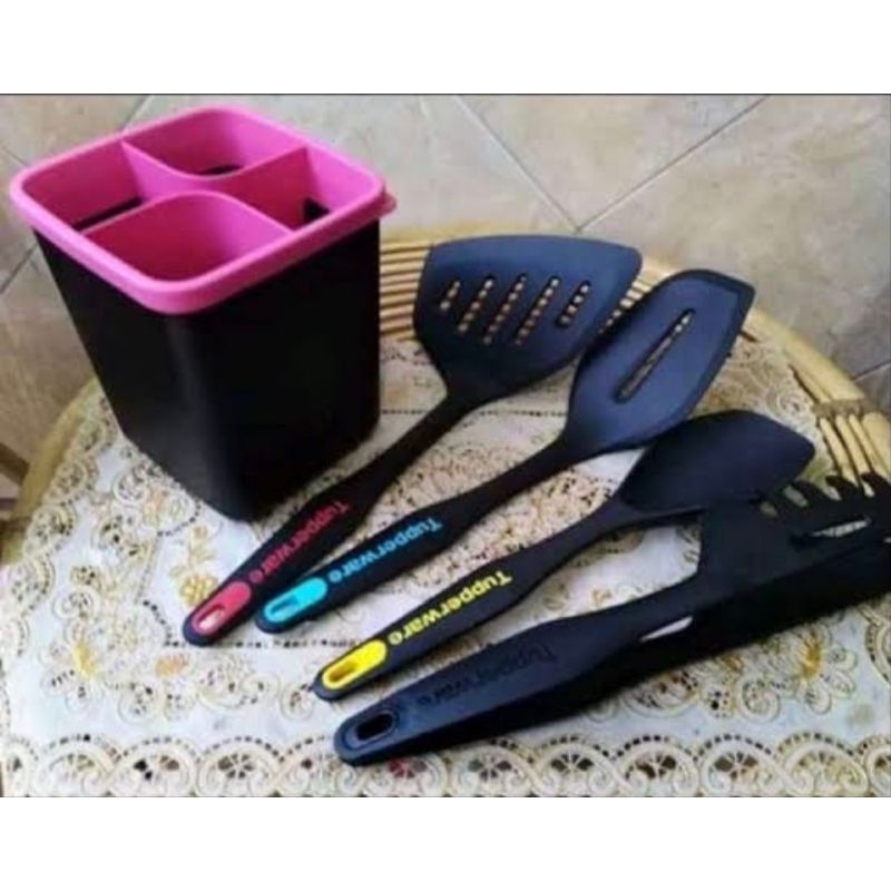 Jual Kitchen utensil set tupperware (alat penggorengan /sutil) Shopee