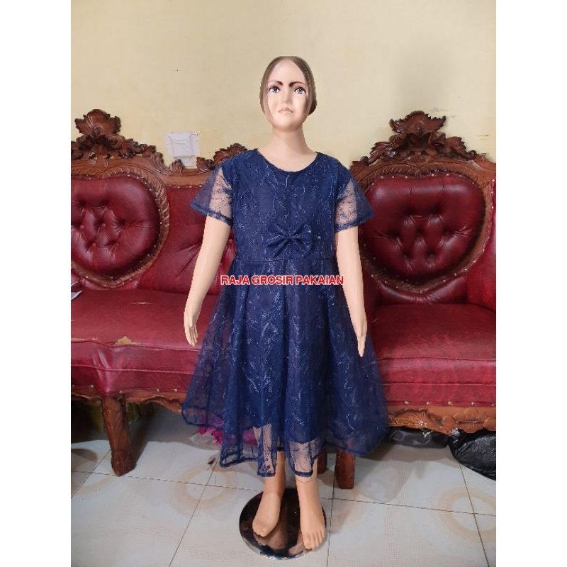 Jual Dress Raisa Anak Usia 8-12 Th (XL) / Bisa Pilih Warna / Baju ...