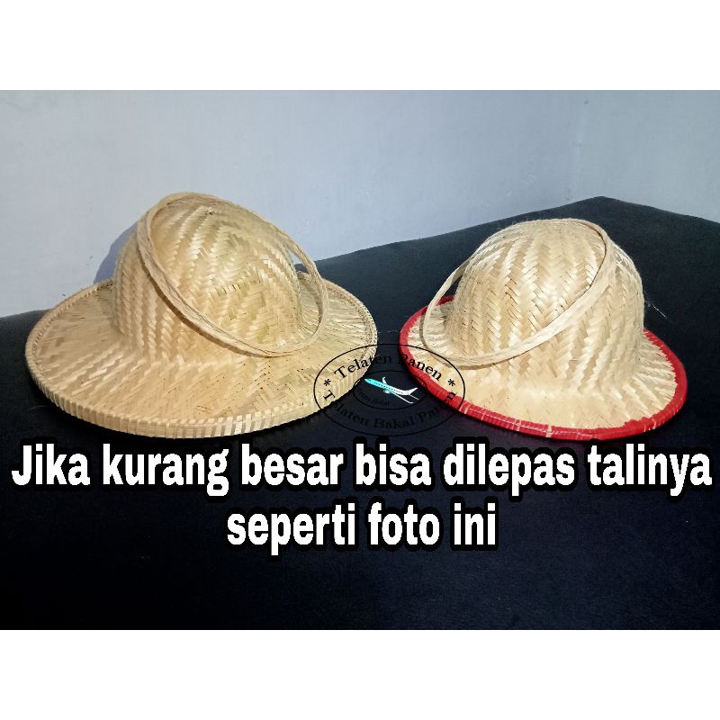 Jual Topi bambu / Capil buyuk (peneduh kepala) | Shopee Indonesia