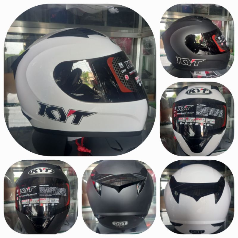 Jual Helm Fullface Kyt R Solid Polos Shopee Indonesia