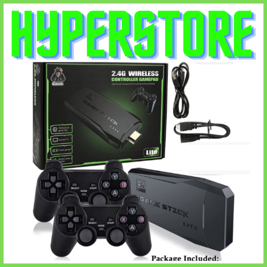Jual Game stick M8 mini game 64GB game Stik console HDMI 4K wireless ...