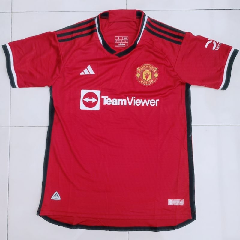 Jual Jersey bola MU Home 2023 2024 fans issue Shopee Indonesia