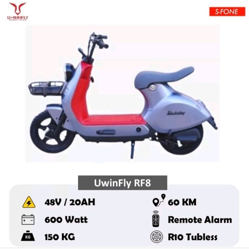 Jual SEPEDA LISTRIK UWINFLY RF8 48V20AH | Shopee Indonesia