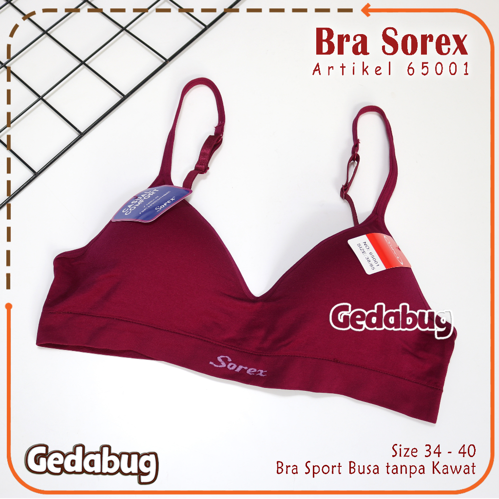 Jual Sorex Bra Bra Wanita Dewasa Bh Busa Tipis Tanpa Kawat Cup