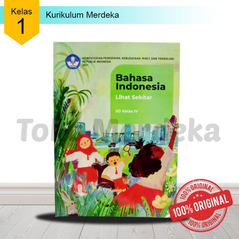 Jual Buku Paket SD Bahasa Indonesia Kelas 1 Diknas Kurikulum Merdeka ...