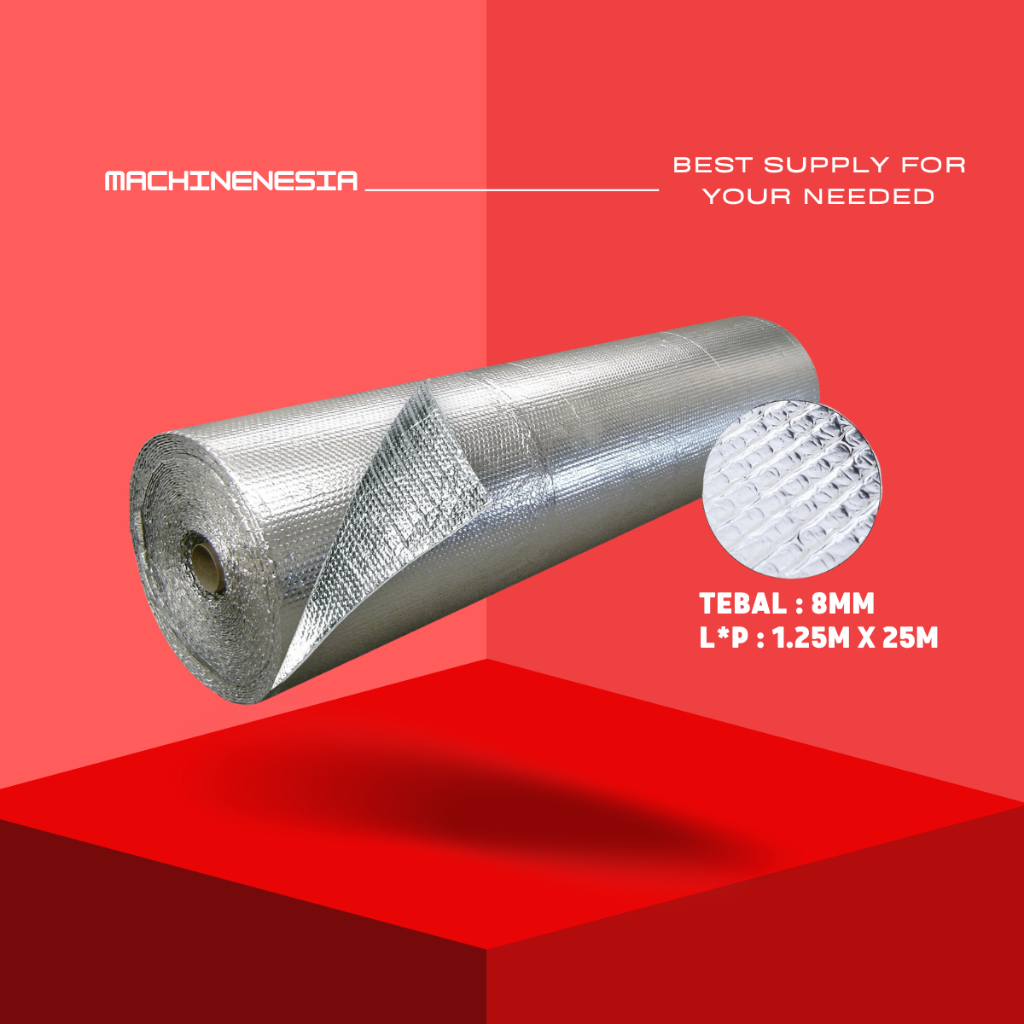 Jual ALUMINIUM FOIL ATAP GENTENG ALUMUNIUM BUBBLE ROLL PEREDAM PANAS ...