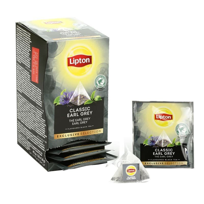 Jual Lipton Exclusive Classic Earl Grey Flavored Black Tea Sachet Teh Hitam Shopee Indonesia