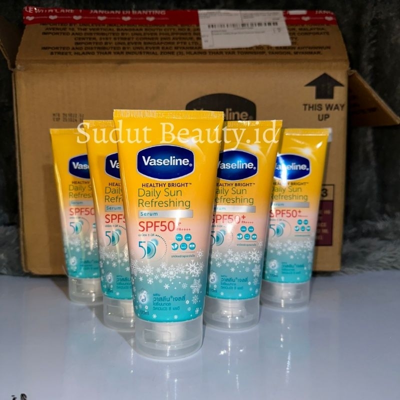 Jual Vaseline SPF50 Refreshing Daily Sunscreen Serum Perlindungan UVA UVB Shopee Indonesia