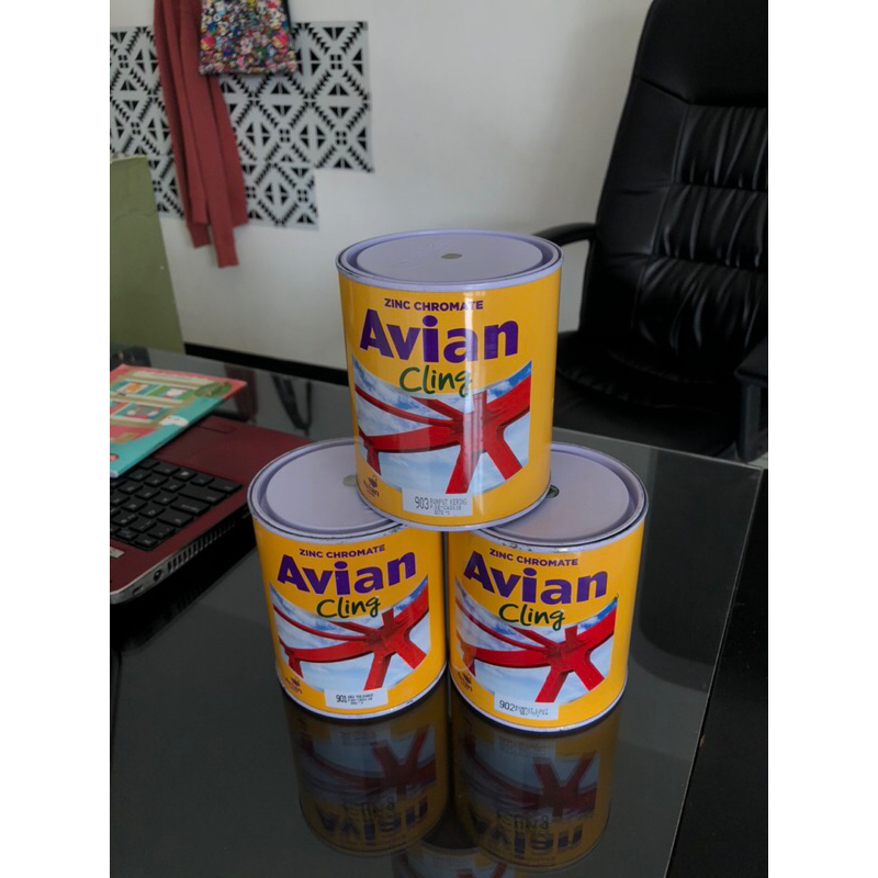 Jual AVIAN CLING ZINC CHROMATE 1 KG CAT DASAR KONSTRUKSI BESI BAJA LOGAM CAT MENCEGAH KARAT
