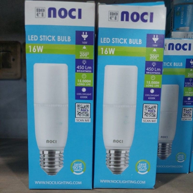 Jual Lampu Led stick E 27 NOCI 16 WATT PUTIH 6500K | Shopee Indonesia