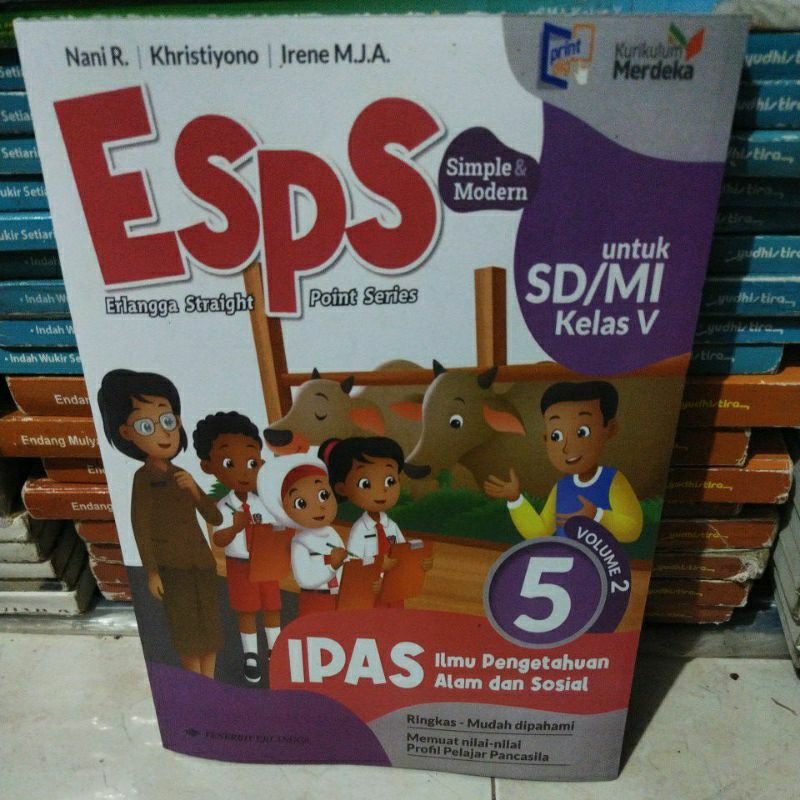 Jual BUKU KURIKULUM MERDEKA ESPS IPAS UNTUK SD KELAS 5 BUKU MURAH ...