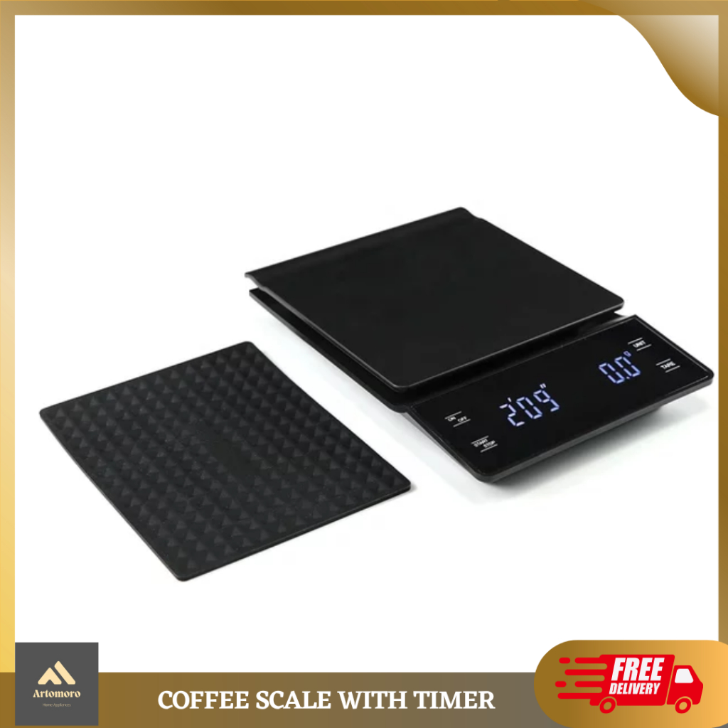 kc203 mini coffee scale with timer