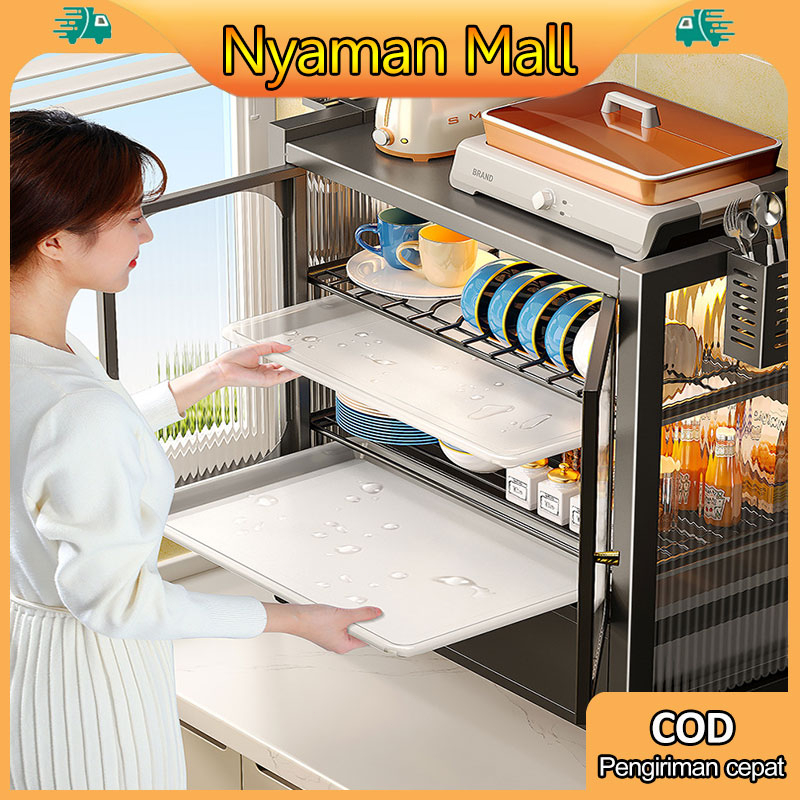 Jual Rak Piring Tertutup Stainless Lemari Piring Tertutup Tebal