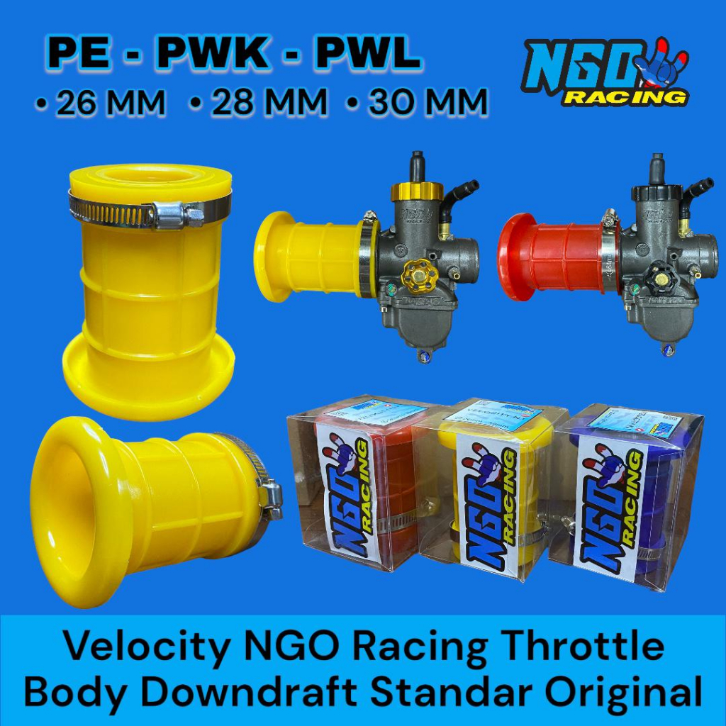 Jual NGO Racing Velocity Racing Karet untuk Karbu TB 26 28 30 mm PE PWK ...