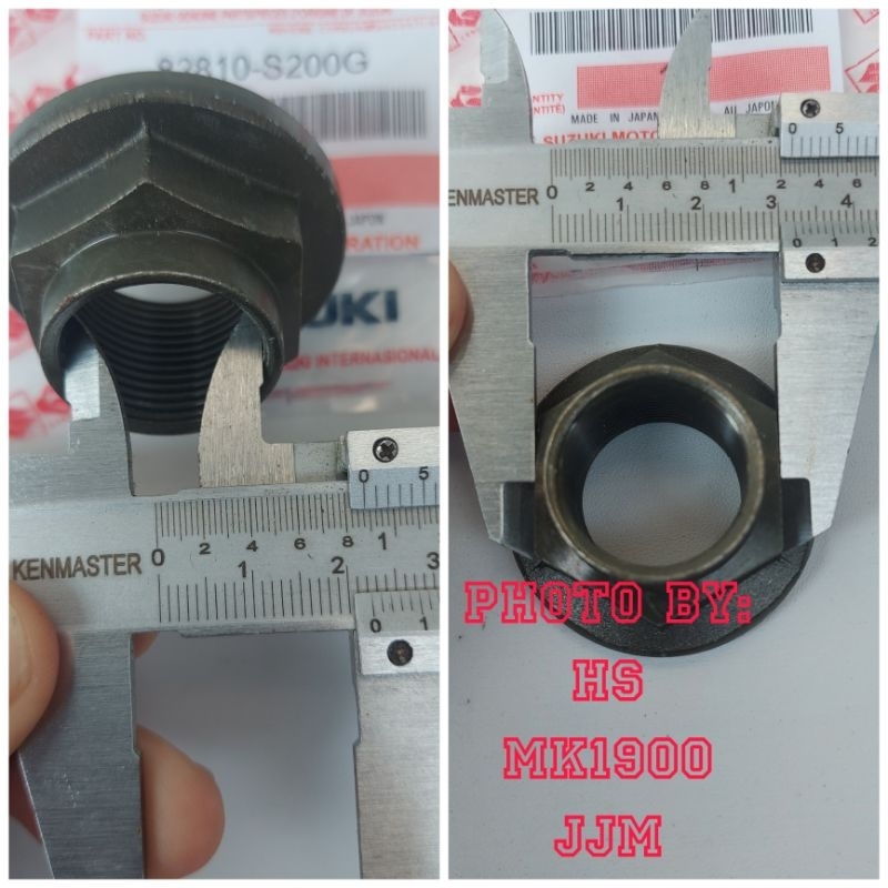 Jual mur nut kancing as roda depan FUTURA ST100 T120SS | Shopee Indonesia