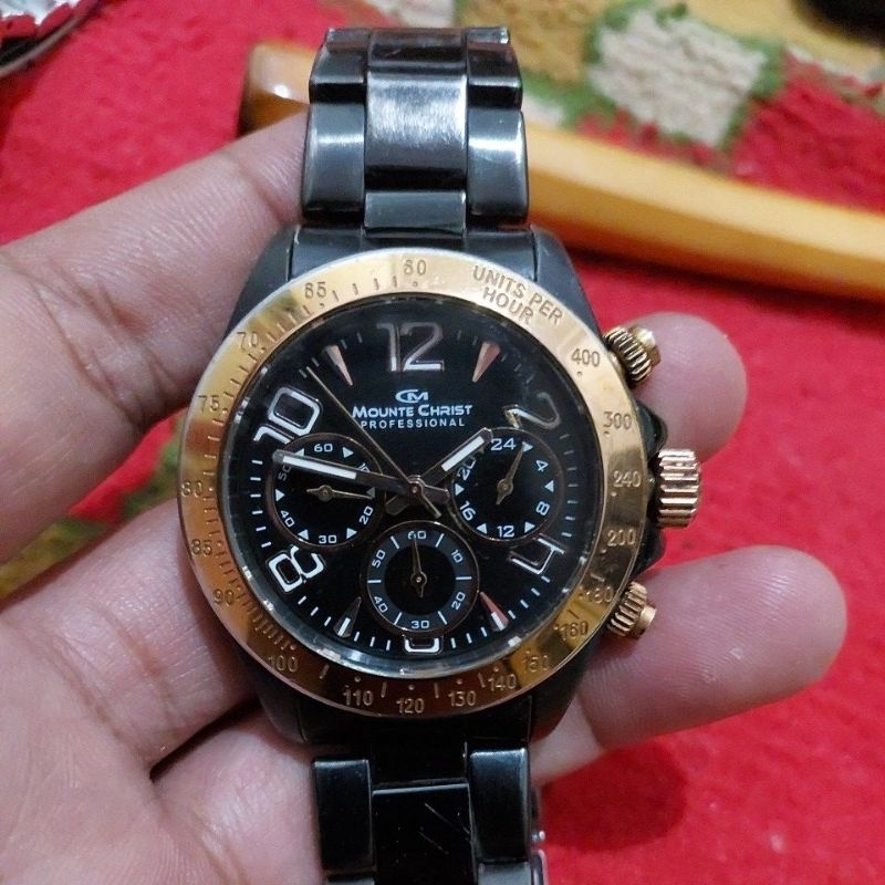 Jam tangan mounte christ chronograph new arrivals