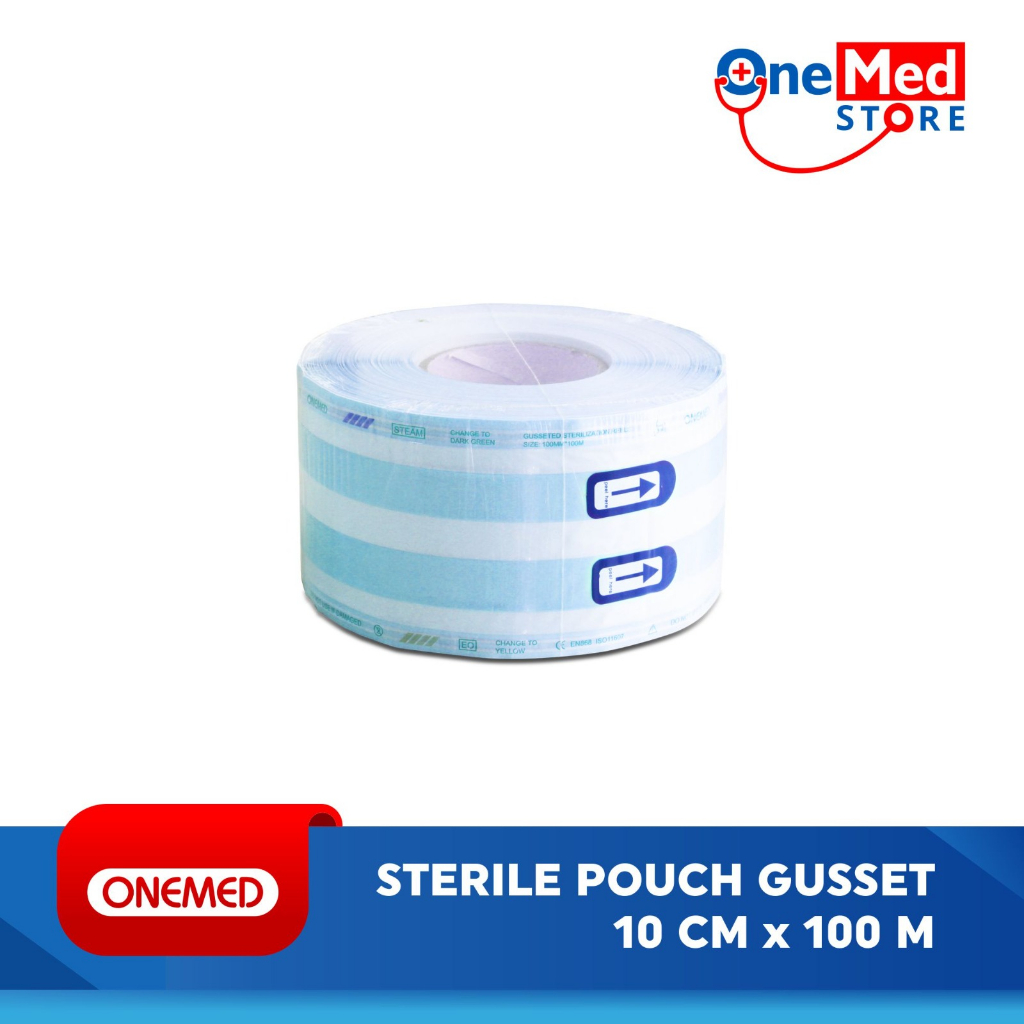 Jual Sterile Pouch Gusset OneMed 10cmx100m OP Shopee Indonesia