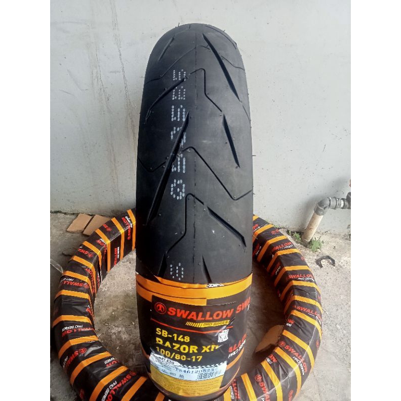 Jual Ban tubless 100/80 17 swallow razor SB 148 | Shopee Indonesia
