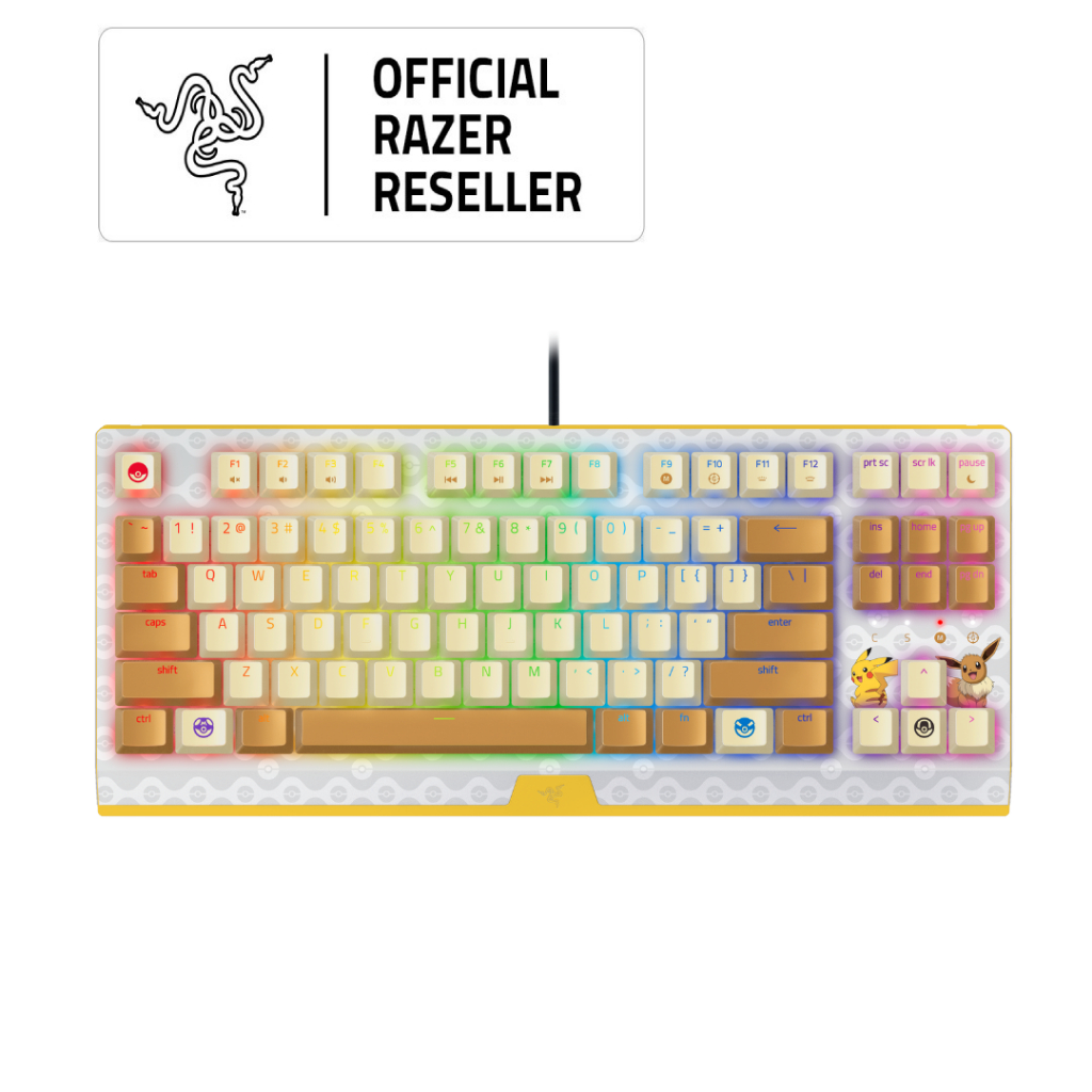 Jual Razer BlackWidow V3 Tenkeyless - Pokemon - Mechanical Gaming