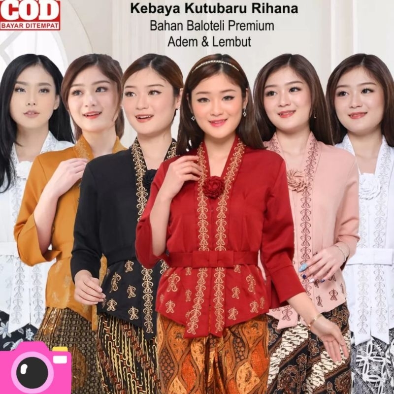 Jual Atasan Saja Kebaya Wanita Encim Bordir Moderen Dewasa Remaja