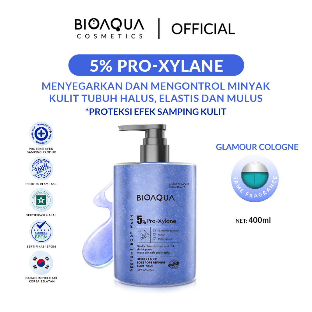 Jual BIOAQUA COSMETICS Body Wash Sabun Mandi Wangi Shower Gel 400ml