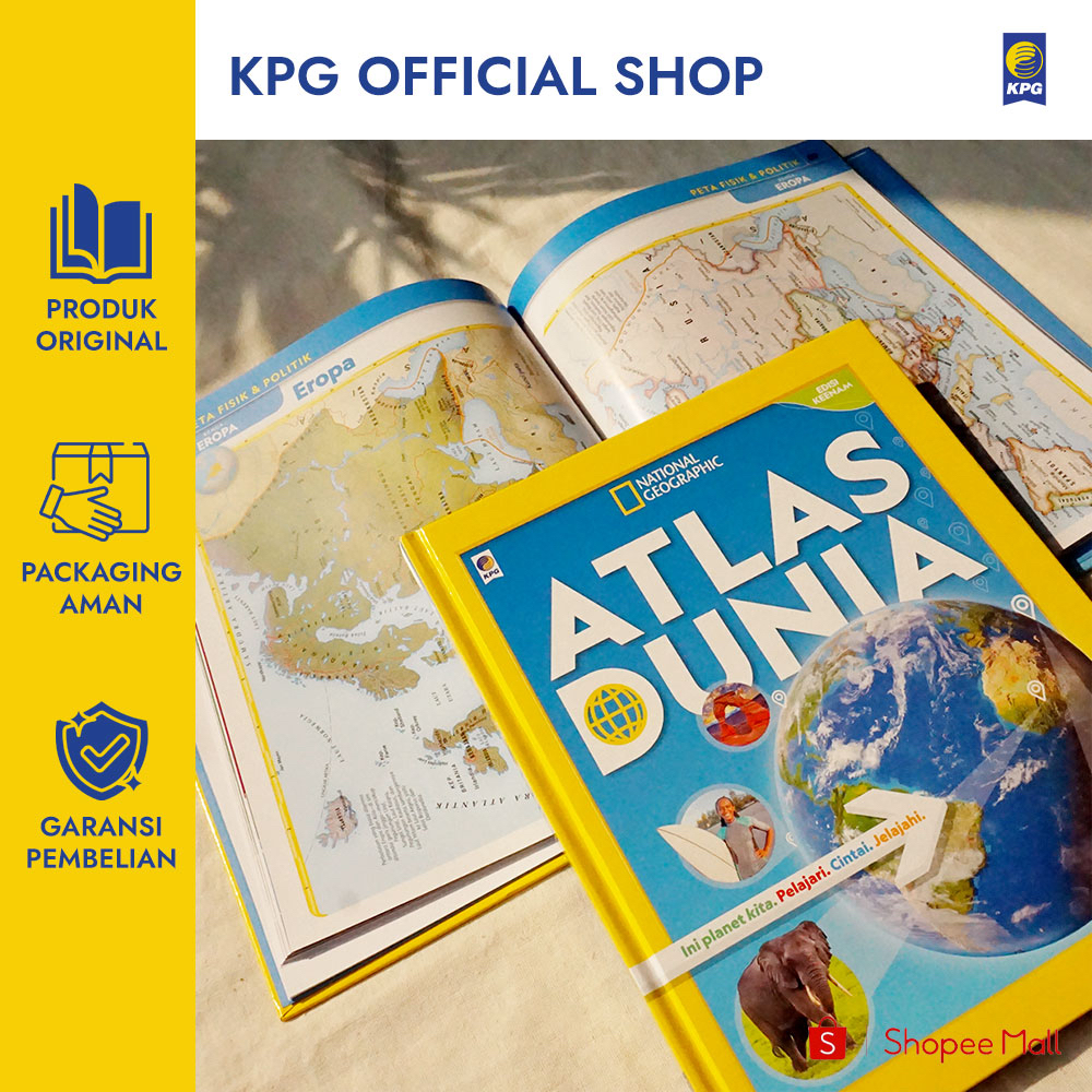 Jual Buku National Geographic Atlas Dunia | Shopee Indonesia